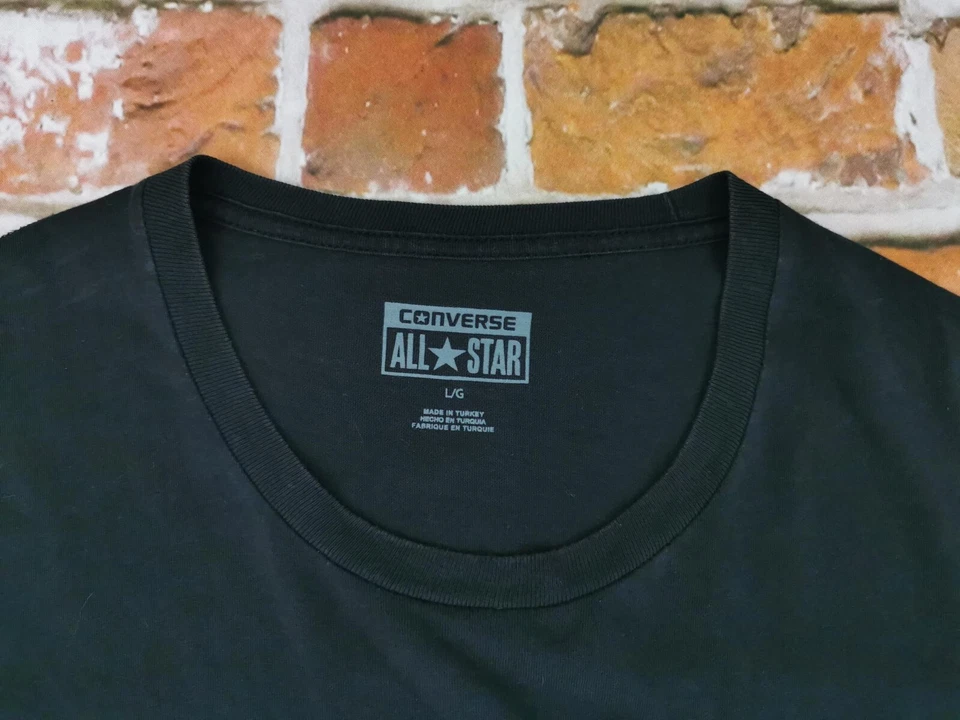 *CONVERSE ALL STAR USA VINTAGE T SHIRT*CHUCK TAYLOR*TOTENSCHÄDEL*GR: L*TIP TOP - Bild 4 von 4