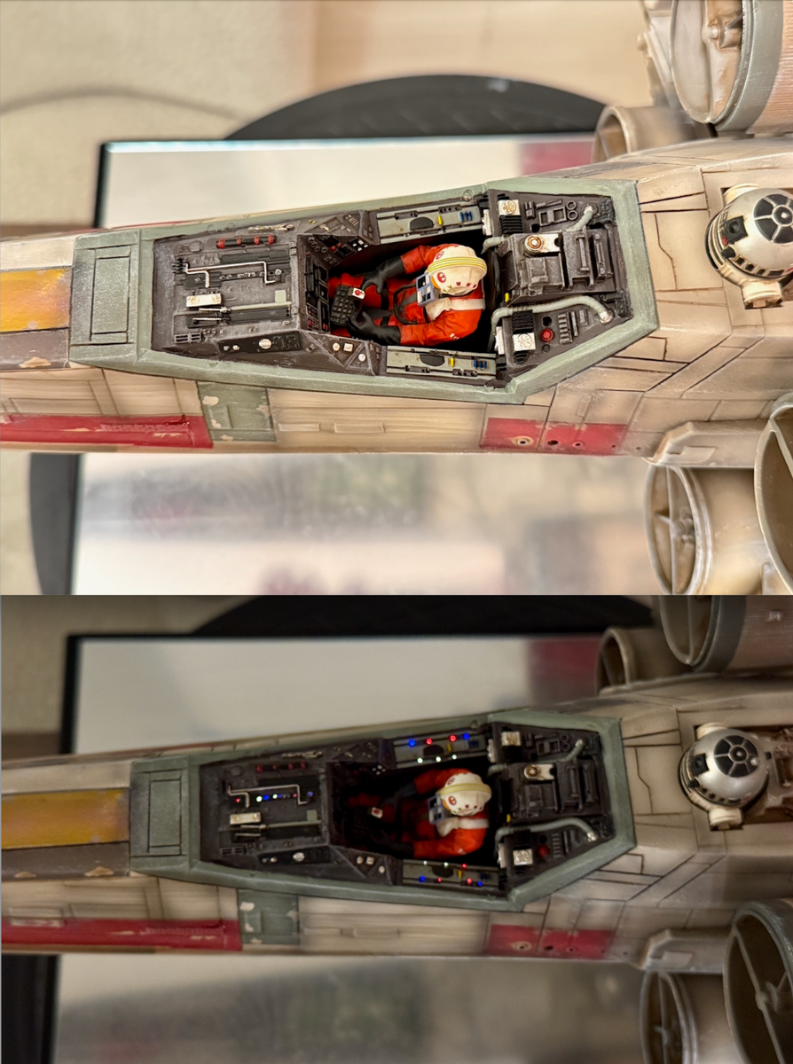 CUSTOM 1/24 STUDIO SCALE X-WING RED FIVE 5 STATUE prime1 efx