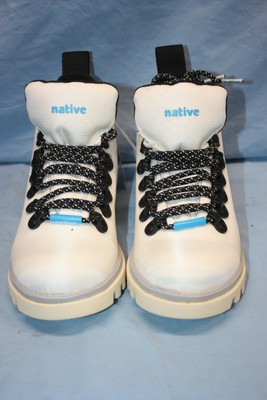 NATIVE Shoes LACE UP 5/7 BOOTS new with tags WHITE walking boot