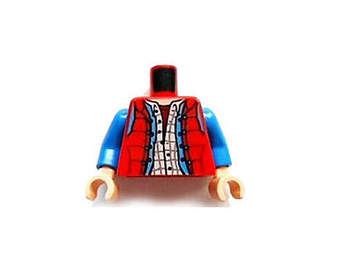 NEW LEGO - Torso - Back to the Future Marty McFly x1 - set 71201