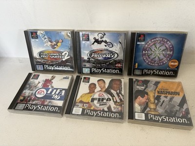 Sony PlayStation PS1 Spiele Bundle - Tony Hawk, Mat Hoffman, Millionär, Schach..