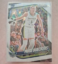 2025 Panini Prizm WNBA - Paige Bueckers #5 White Seismic Prizm (RC)