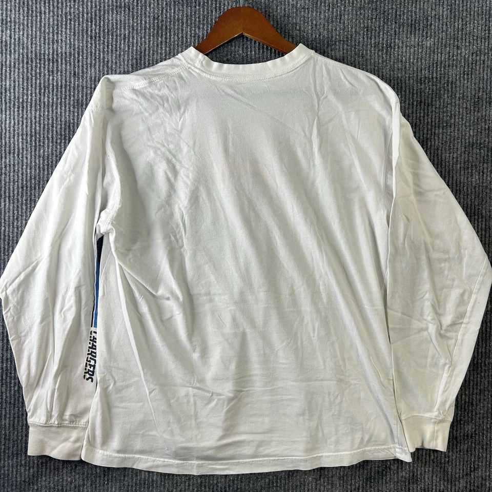 Camiseta Los Angeles Chargers Hombre Grande Reebok Manga Larga NFL Fútbol Foto 2 de 4