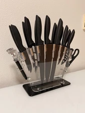 HOME HERO Knife Set with Stand — One Knife Missing