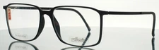 SILHOUETTE SPX2891 40 6050 Black Mens Rectangle Eyeglasses 55-17-150 B:41