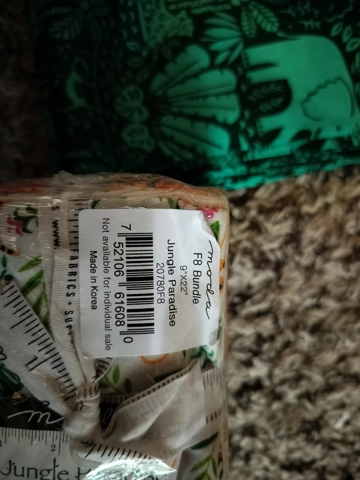 Jungle Paradise By Stacy Iest Hsu Moda Fabrics Jelly Roll, Fat 8s, And 4... - Image 4 of 4