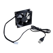 USB Powered 80mm Fans with Adjustable Temperature for AV Equipment Cooling