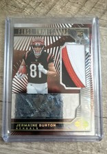 2024 Panini Illusions First Impressions Auto 3 Color Patch Jermaine Burton /49