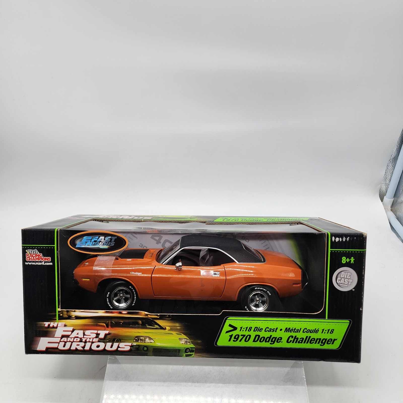 14G The 2 Fast And 2 Furious 1970 Dodge Challenger 1/18 Scale Racing Champions