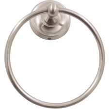 Portland Towel Ring, Satin Nickel by Stone Harbor Hardware