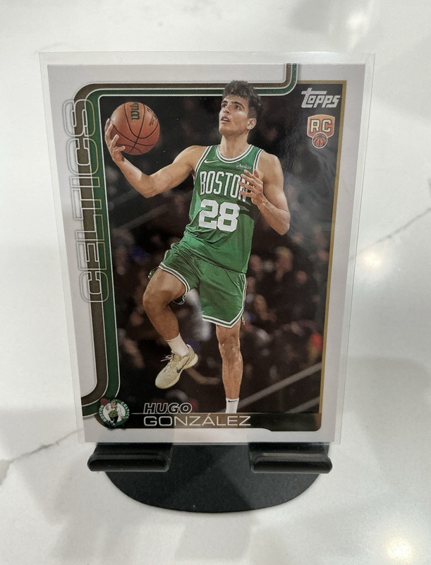 Topps 2025-26 Hugo Gonzalez #228 RC Rookie Base Set Boston Celtics
