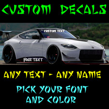 Custom Text Vinyl Lettering Sticker Decal Personalized - ANY TEXT ANY NAME c10