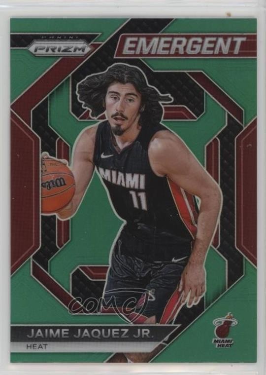 2023-24 Panini Prizm Emergent Green Prizm Jaime Jaquez Jr #23 Rookie RC 12g7