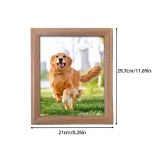 8.26 x 11.69in Picture Frames Photo Frame Wooden Picture Frame Rustic Photo
