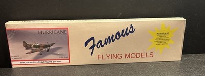 Famous Flying Models EB02 Hurricane 20  Balsa Factory sealed box! US SELLER
