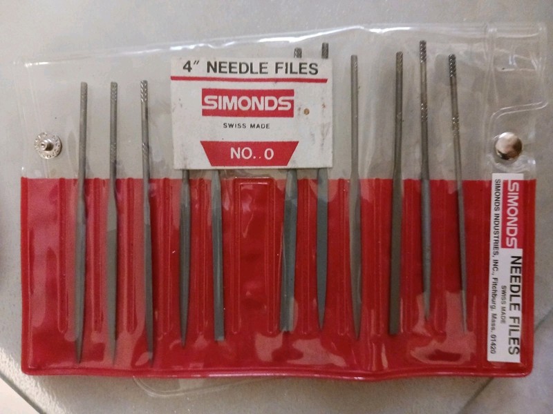 SIMONDS Needle File Set 11 pc Simonds Swiss Made Switzerland VINTAGE Plus 3 More