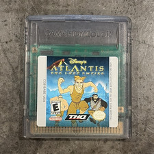 THQ Disney's Atlantis: The Lost Empire Nintendo Game Boy Color GBC Cartridge E