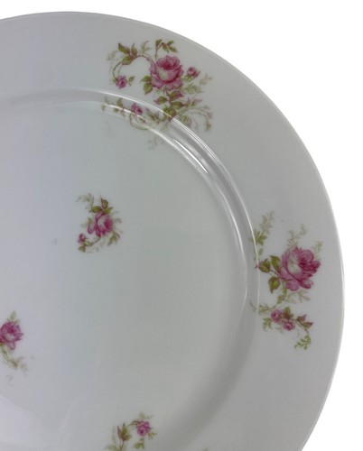 Antico piatto da pranzo Haviland France Limoges rose rosa 9 7/8" - Foto 4 di 9