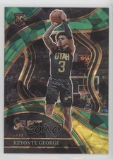 2023-24 Panini Select Courtside Green Ice Prizm Keyonte George #295 3hd
