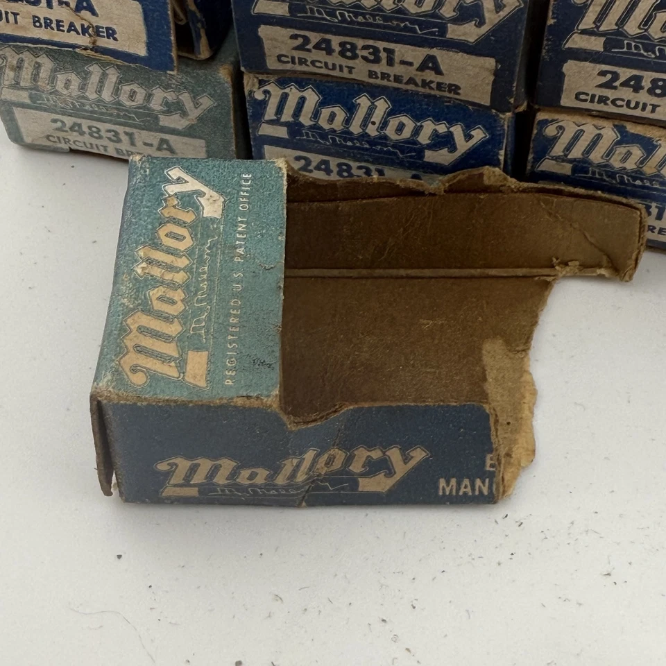 Nuevo Lote de 9 puntos Mallory 24831-A 1952-54 Ford Lincoln Mercury Foto 4 de 4