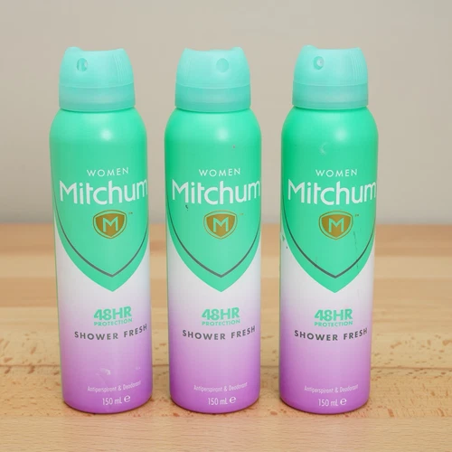 Mitchum Women’s Antiperspirant Deodorant Spray - Shower Fresh 150mL (3-Pack) - Picture 1 of 5