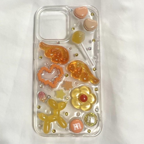 Favorite Color Deco iPhone 13 13 Pro Case Handmade Resin Glitter Cover
