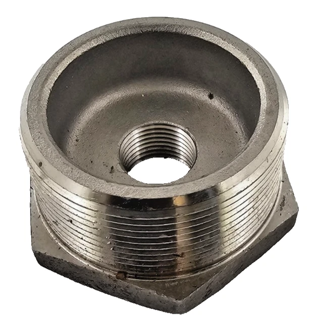 SP114 MB-316 2" X 1/2" HEX REDUCER BUSHING T-316 STAINLESS STEEL THREADED - Image 2 of 4