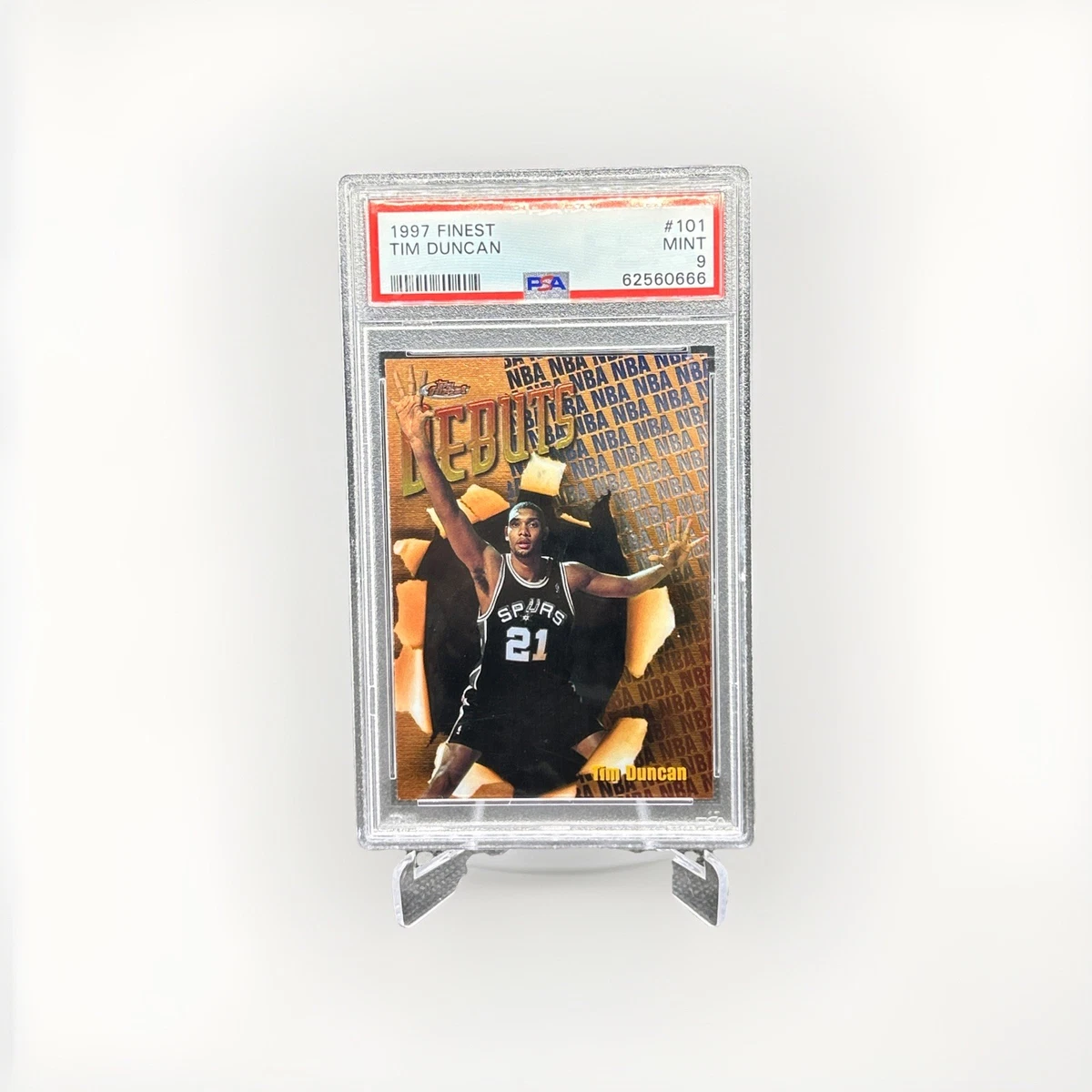 Topps Tim Duncan Basketball Rookie Sports Trading Cards