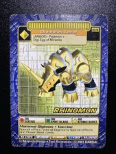 Bandai Digimon Digi-Battle Bo-196 Rhinomon Champion Level Non-Holo HP