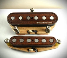 Wiggins Brand, Telecaster hand wound pickup set, Rosewood, alnico 5 Texas wound