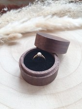 18ct Gold Solitaire Diamond Engagement Ring – Size J - Hallmarked UK – 0.37ct