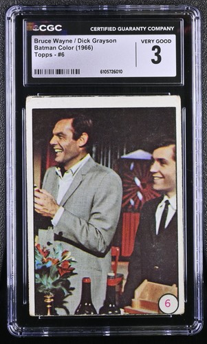 1966 Topps Batman Bat Laffs #6 Bruce Wayne and Dick Grayson — CGC 3