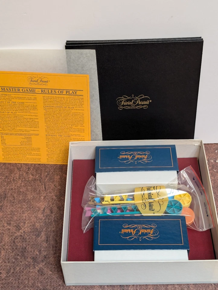 1981 Trivial Pursuit Master Game Genius Edition *Unused* Sealed* Vintage  - Image 4 of 4