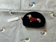 Sausage Dog / Dachshund Embellished Coin Purse Christmas Gorgeous Gift
