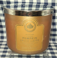 ALL NEW Pumpkin Spice Latte 3-Wick Candle 25-45 hours 14 oz Bath  Body Works