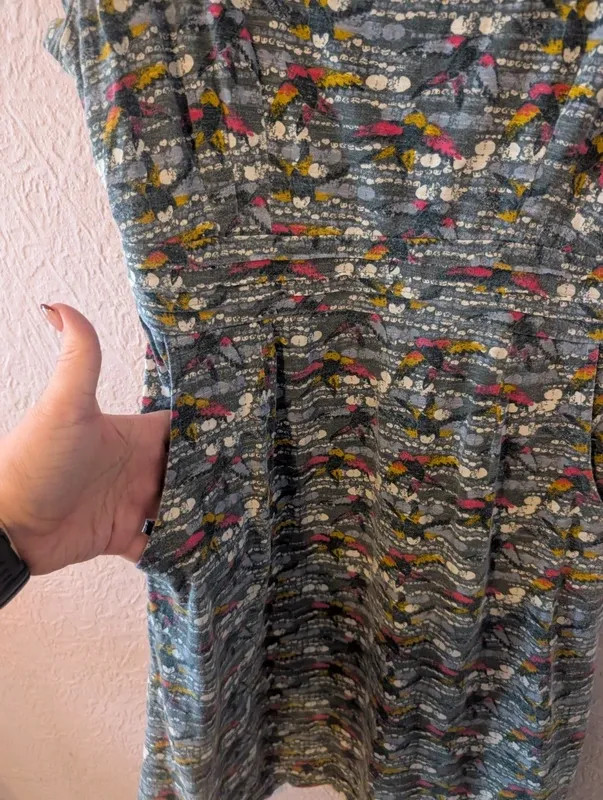 Mistral Abstract Print Cotton Tunic Dress UK 10 image 5