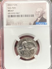 2022 P Sally Ride 25c American Women's Quarter NGC MS 67
