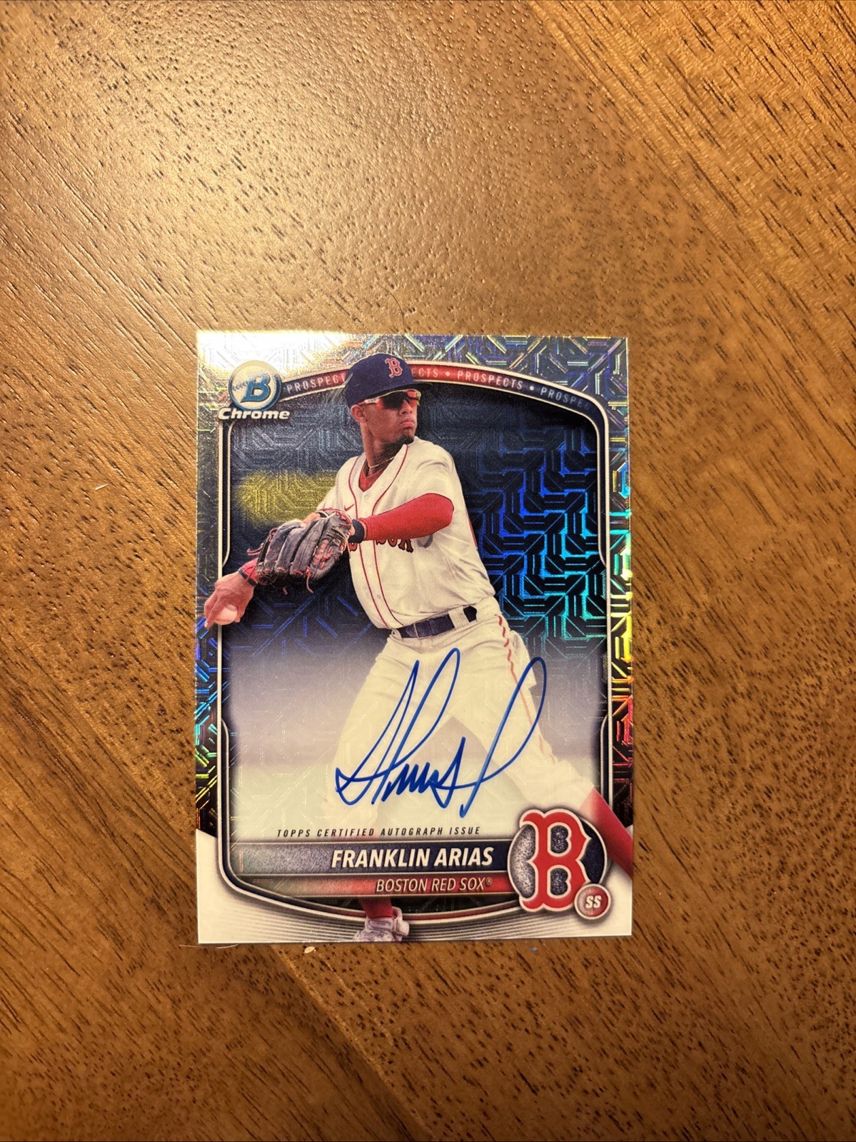 2025 Bowman - Chrome Prospect Mega Box Autographs Franklin Arias #BMA-FA (AU,...