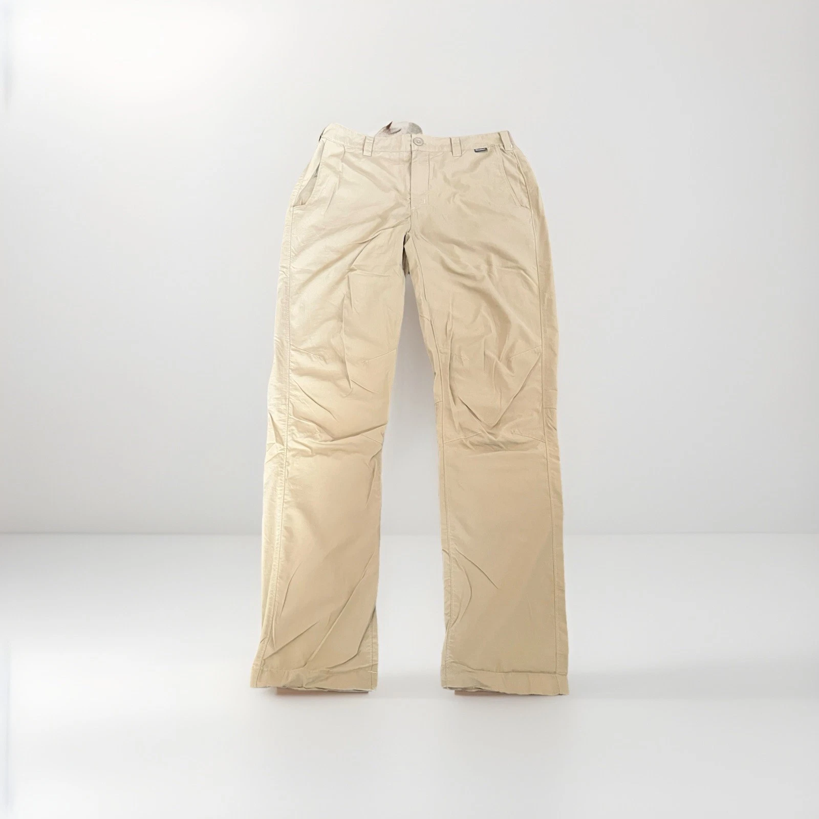 Simms Pants Mens Large Lightweight Outdoor Fishing Hiking Khaki Tan 32