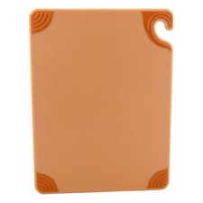 San Jamar 8121521 15 in x 20 in x 1/2 in SafTGrip® Brown Cutting Board