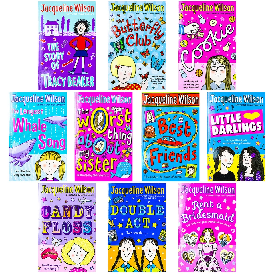 Jacqueline Wilson 10 Books Box Collection Set Pack Illustra | Jacqueline Wilson	 - Image 2 of 4