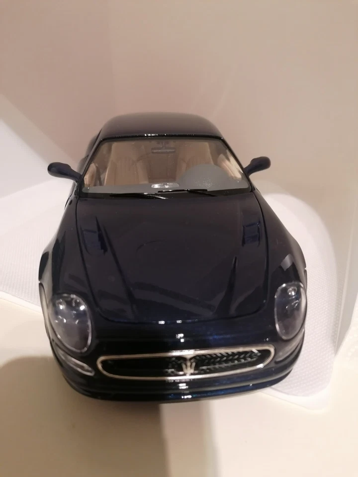 BURAGO MASERATI 3200 GT 1998 COD. 3371 BLUE 1:18  1 / 18 MODEL CAR AUTO ITALY - Immagine 4 di 4