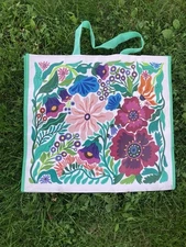Reuseable Tote Shopping Bag Floral Colorful TJ Maxx Spring Summer Flowers