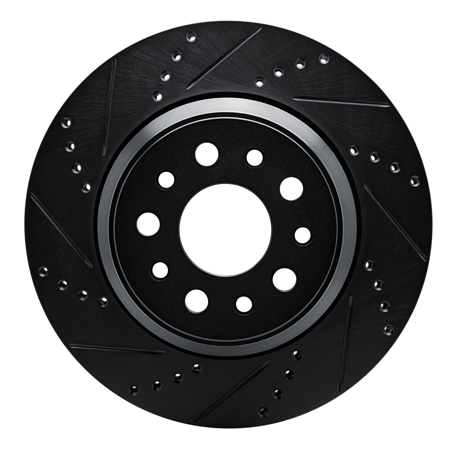 For Maserati Ghibli 14-16 Brake Rotor eLINE Drilled & Slotted 1-Piece Rear
