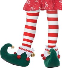 Elf Shoes Detachable Bells Christmas Holiday Fancy Dress Child Costume Accessory