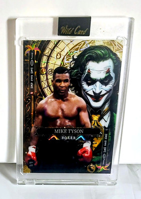 2025 Wild Card Jokers Wild Boxer Mike Tyson Laser Joker SSP 1/1 Legend