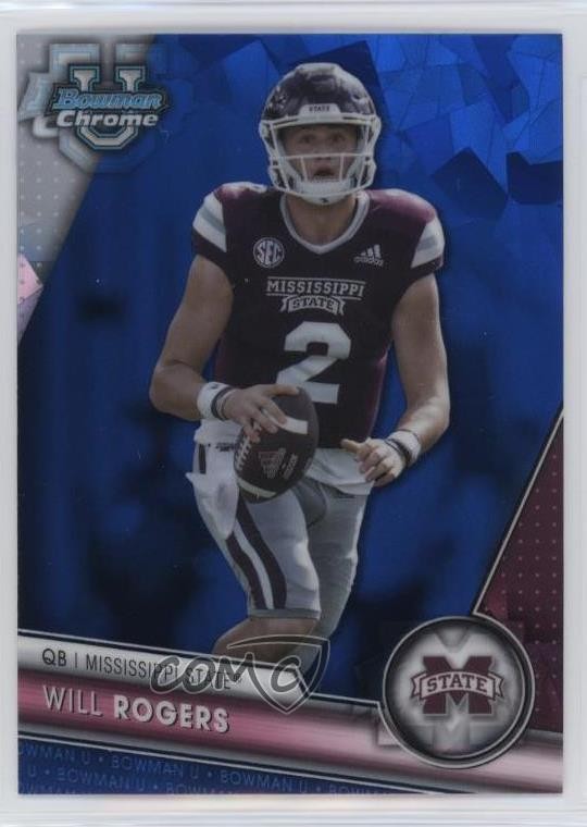 2023 Bowman U Chrome Sapphire Edition Will Rogers #179 0cv