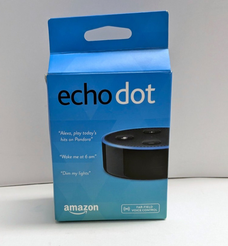 Amazon Echo Dot 2nd Generation Smart Speaker Alexa Black RS0