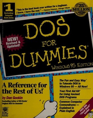 DOS For Dummies Windows 95 Edition, Gookin, Dan, Good Book