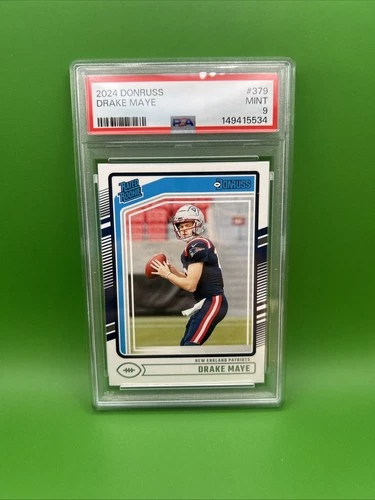 2024 Panini Donruss - Rated Rookie Drake Maye #379 PSA 9 Patriots RC